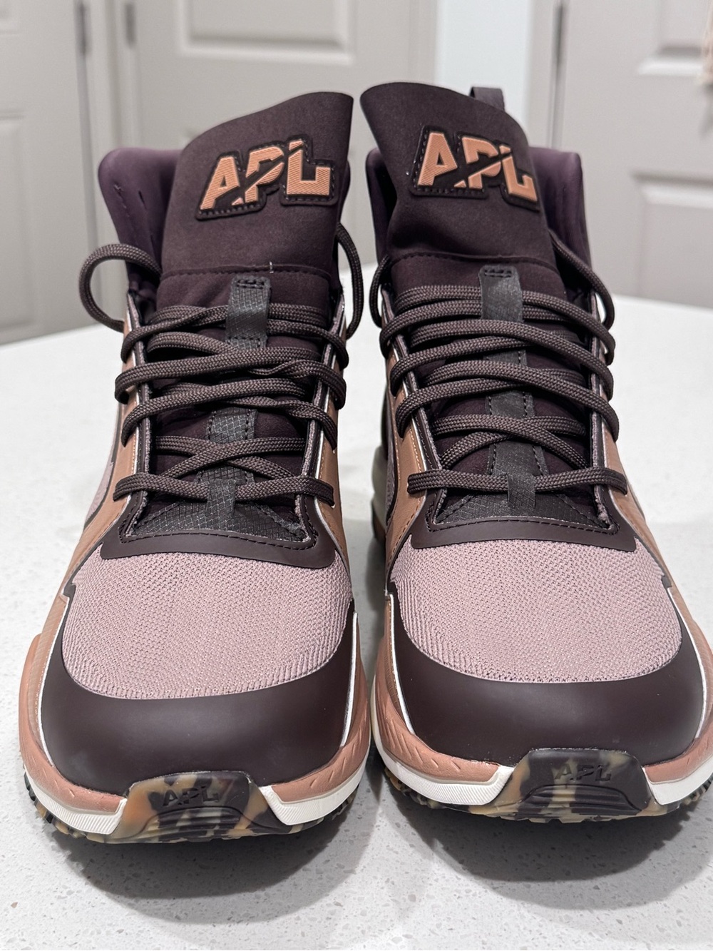 APL Women’s TechLoom Defender - Almond/Chocolate/Caramel - Size 11 NIB